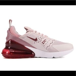 Women Air Max 270 Burgundy/Pink